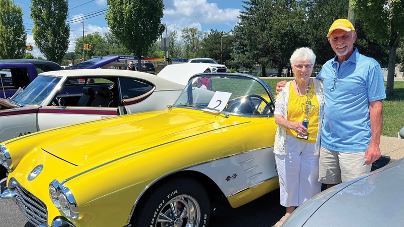 The welcoming gateway to classic automotive wonders at Pine Ridge Villas of Shelby.